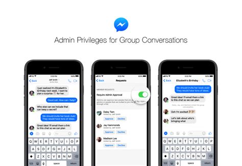 Messenger Adds Group Admin Tools, Group Chat Links.